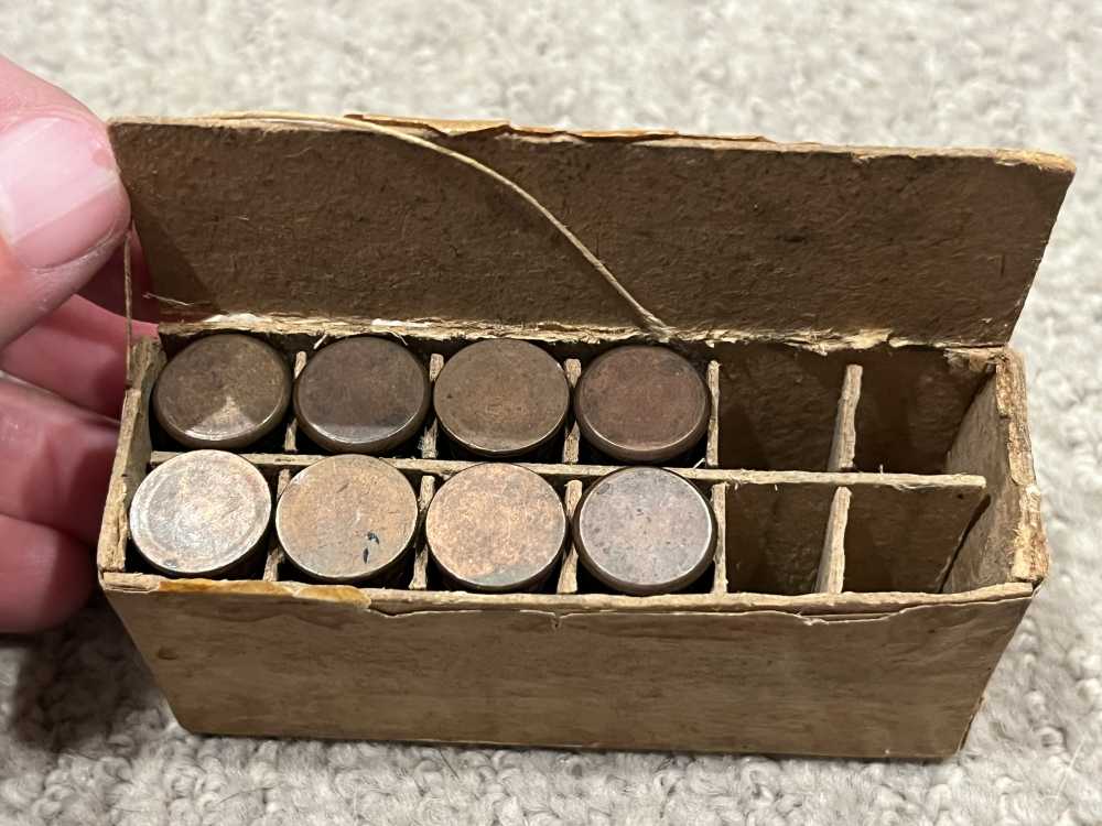 1876 Date RARE BOX Frankford Arsenal 45 REVOLVER CUSTER, Little Bighorn-img-4