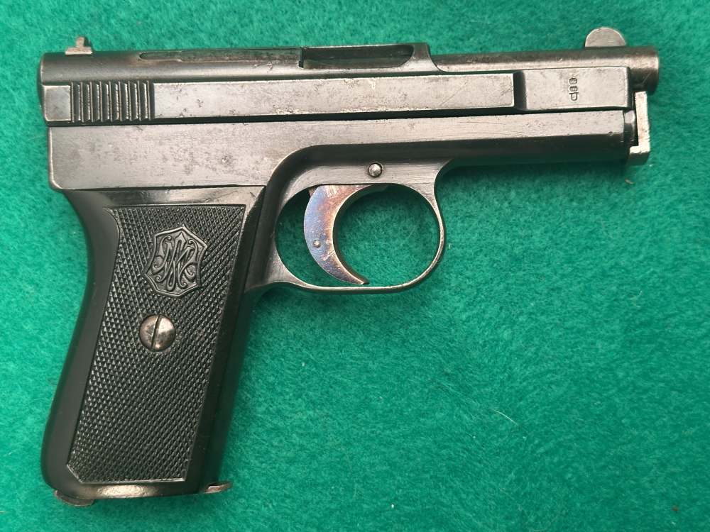 Mauser Model 1910 "Sidelatch" 6.35 / 25ACP Caliber Made in 1913 -img-1