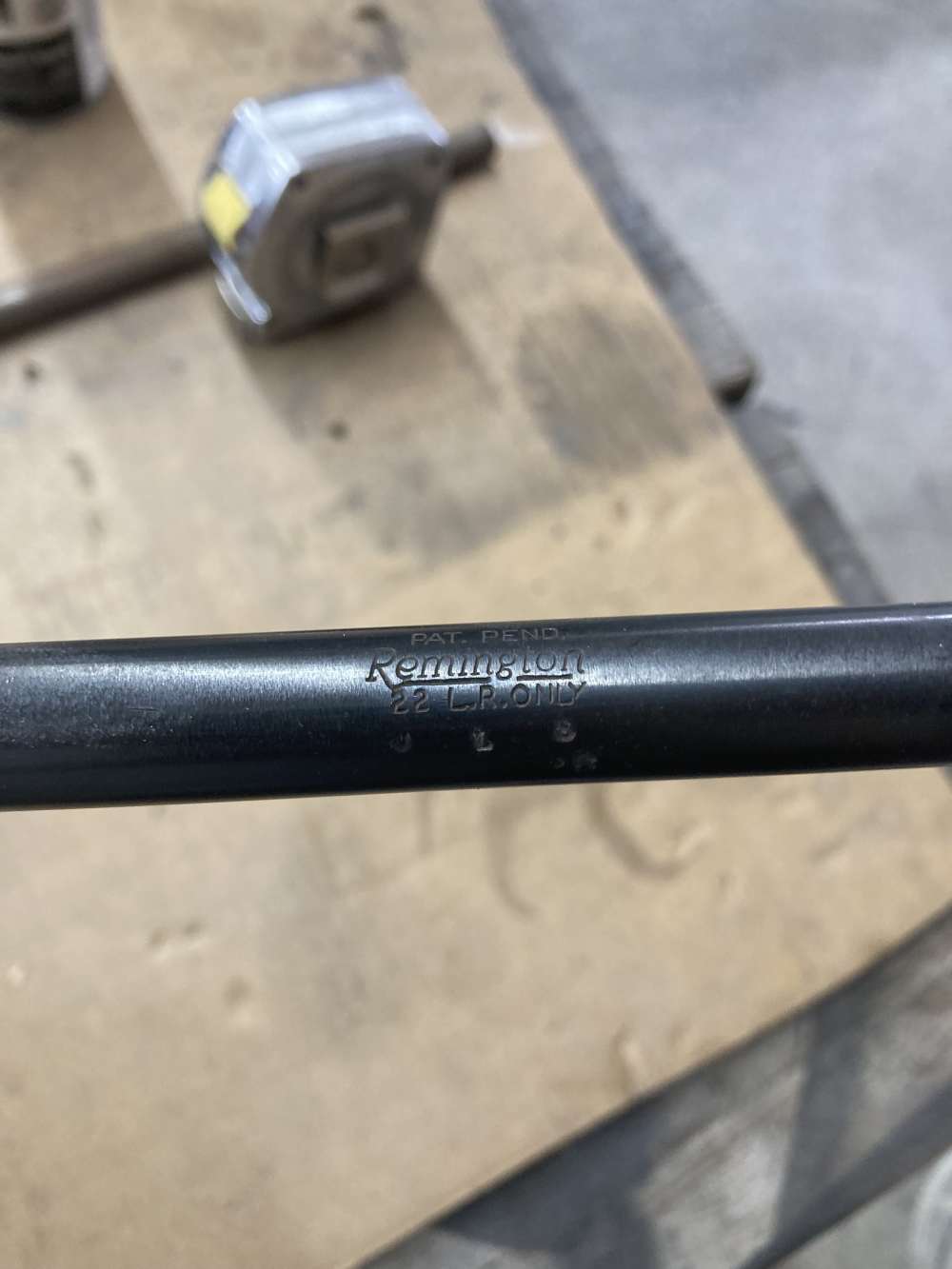 Remington.22 rifle barrel -img-1