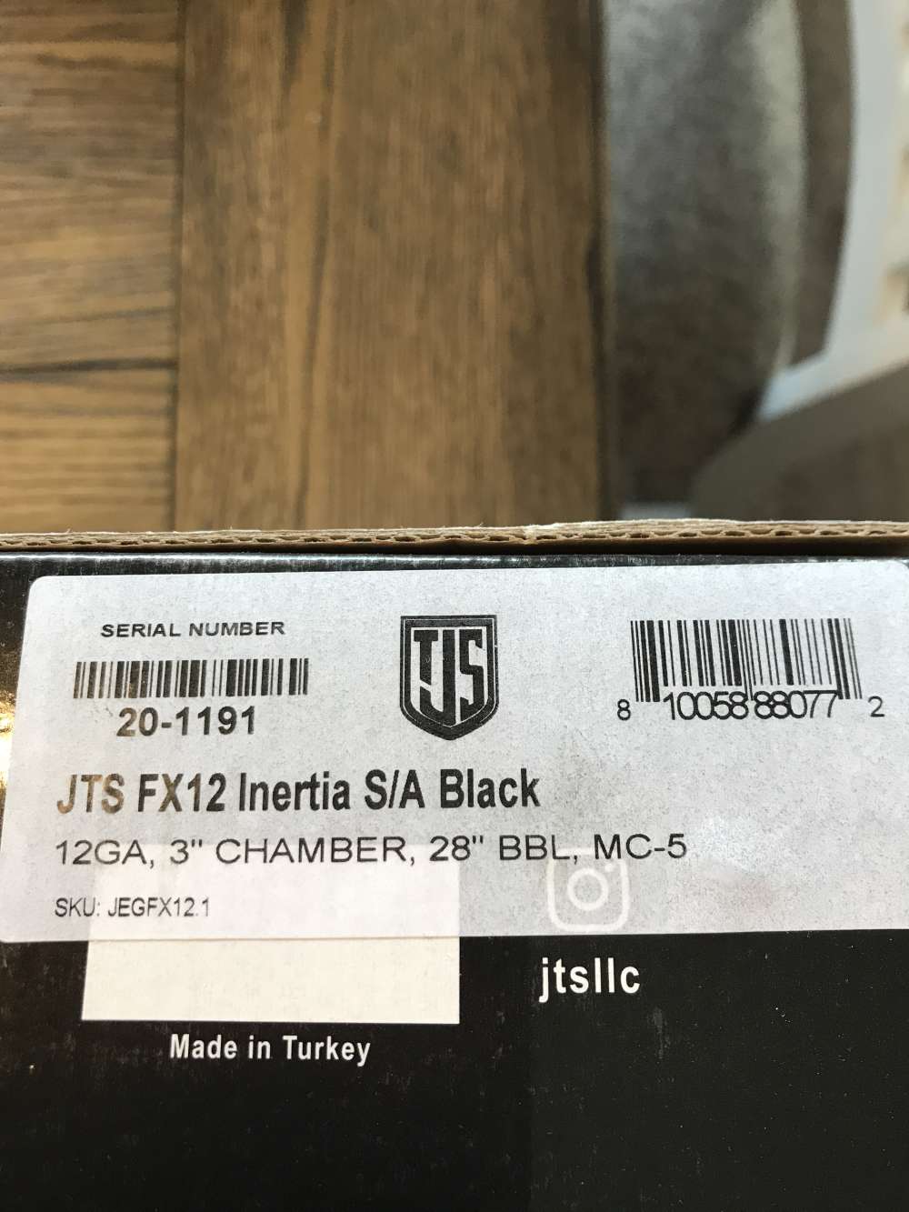 JTS FX12 INERTIA S/A BLACK NEW IN BOX-img-2