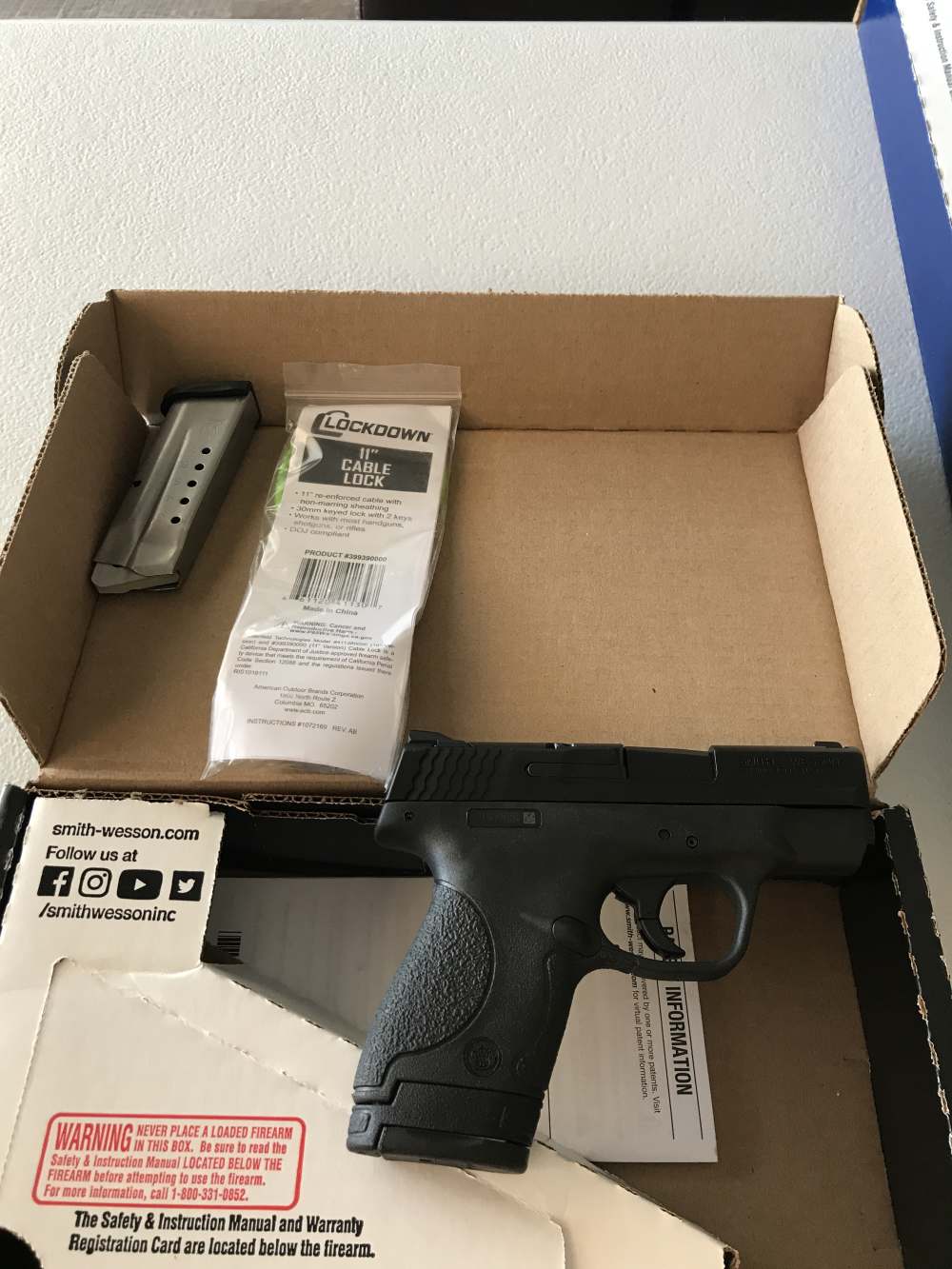 SMITH & WESSON M&P9 SHIELD TLCI BLACK 9 mm-img-0