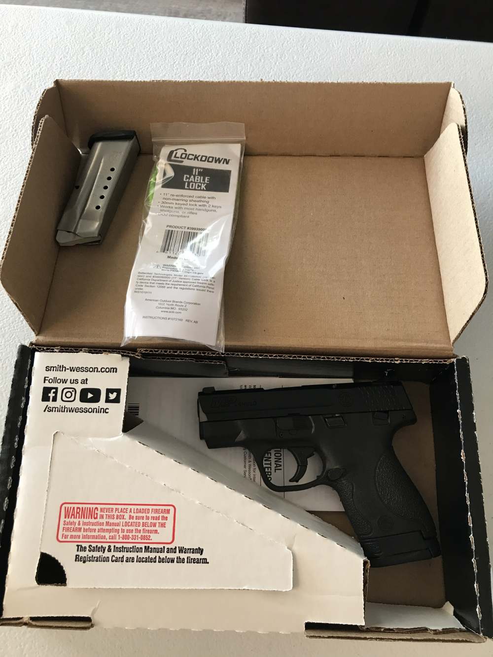 SMITH & WESSON M&P9 SHIELD TLCI BLACK 9 mm-img-1