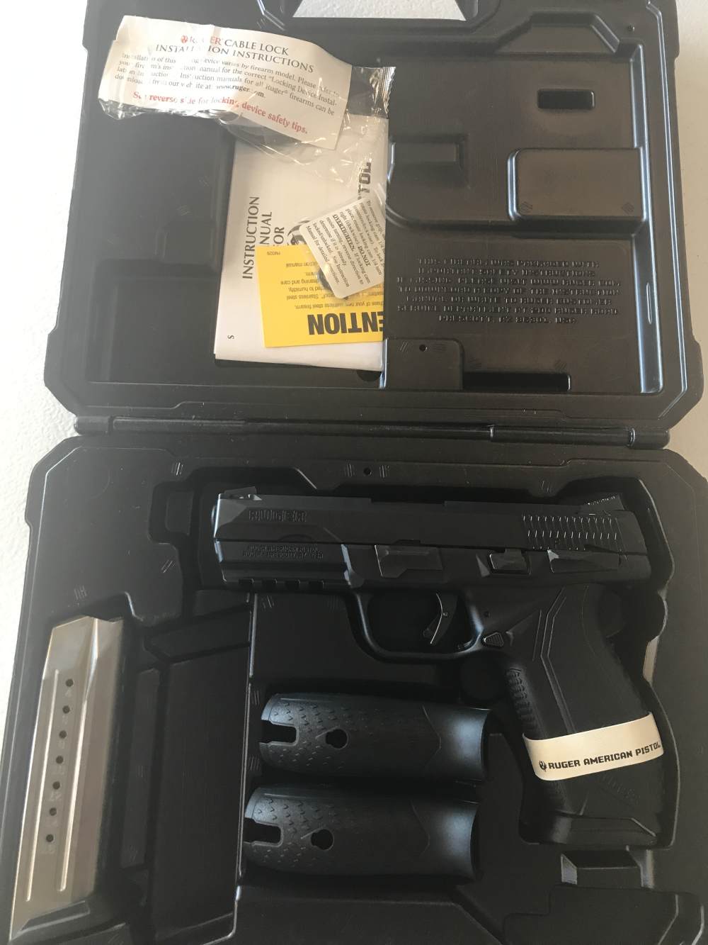 RUGER AMERICAN PISTOL 9mm BLACK 4.17” BARREL-img-0