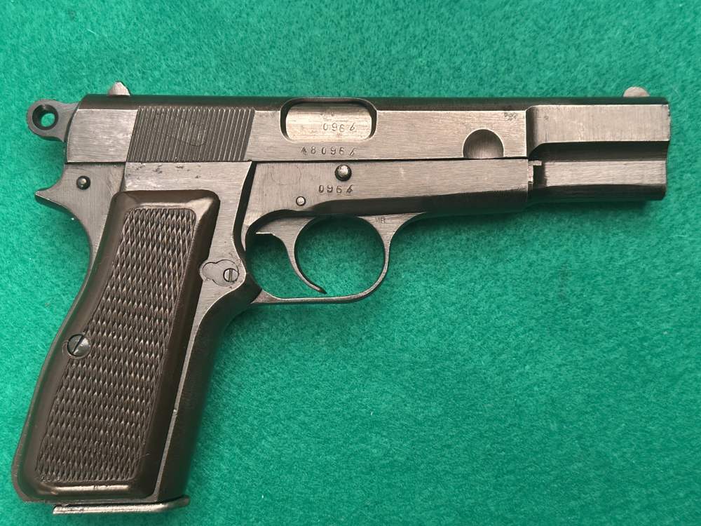 Browning FN High Power German WWII Military Made in 1944 / 1945 Very Nice!-img-1