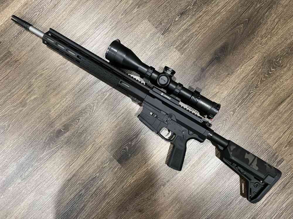 AR10 LR308 Ambi M5 Mod-0 6.5 Creedmoor 18” with Riton 4-28 and Extras-img-1