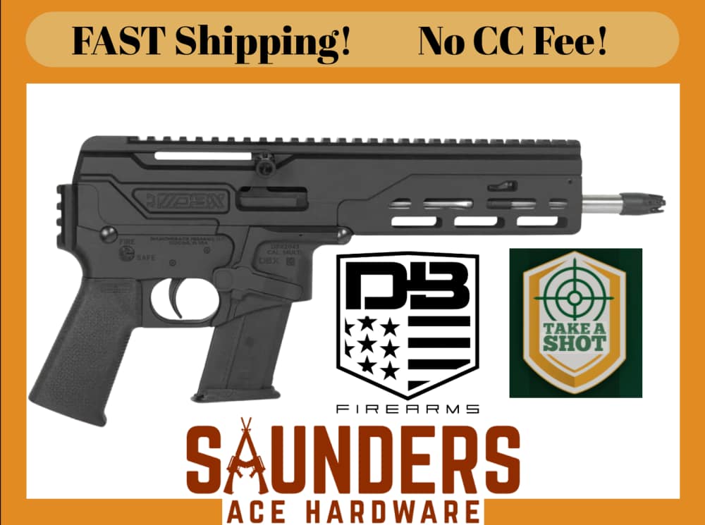DIAMONDBACK DBX57 Stainless Pistol M-LOK Hanguard Magpul Grip 5.7x28 20R 8"-img-0