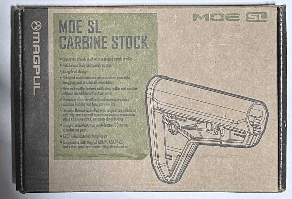 Sand Magpul Moe SL Carbine Stock Ar15 Mil Spec NEW Rit Dye MAG346-SND-img-2