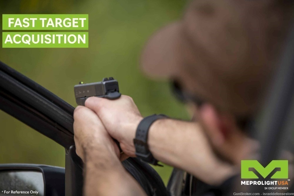 MEPROLIGHT Hyper Bright tritium 3 dot sights Kimber K6 & Dasa Green Ring-img-5