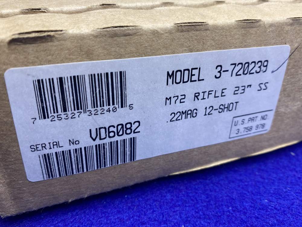 Taurus Model 72 Stainless .22 WMR 23" *RARE MAGNUM GALLERY PUMP RIFLE*-img-4