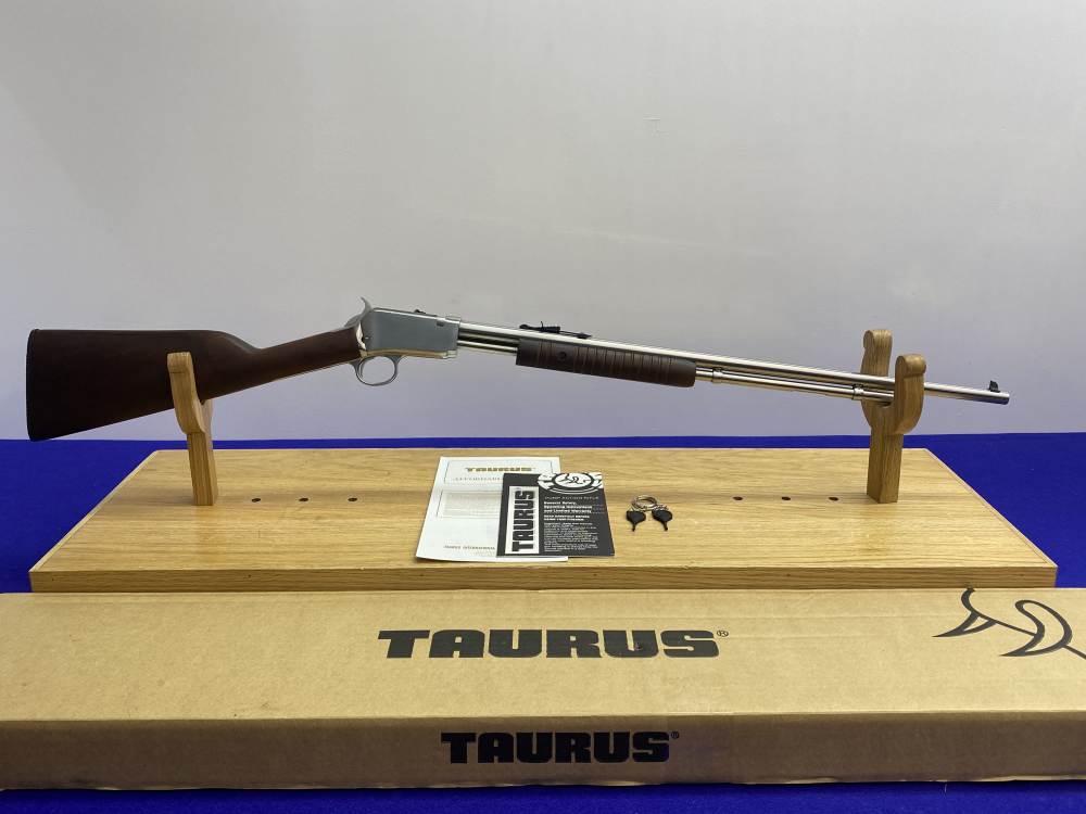 Taurus Model 72 Stainless .22 WMR 23" *RARE MAGNUM GALLERY PUMP RIFLE*-img-44
