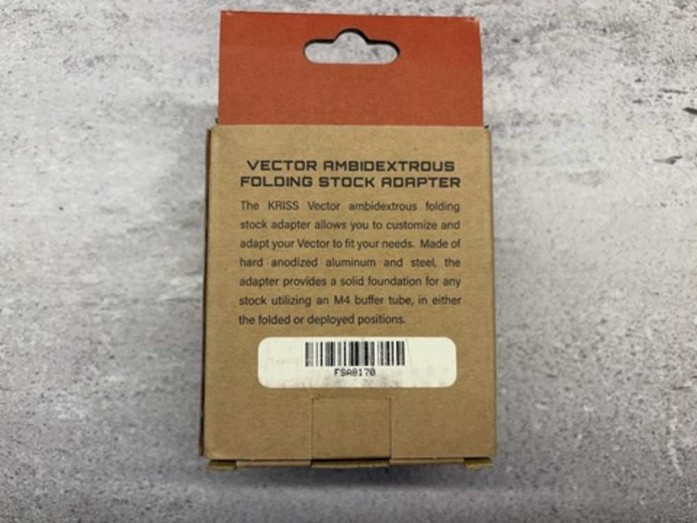 NEW, KRISS Vector Folding Stock Adapter / BLK (Gen 2.1)-img-4