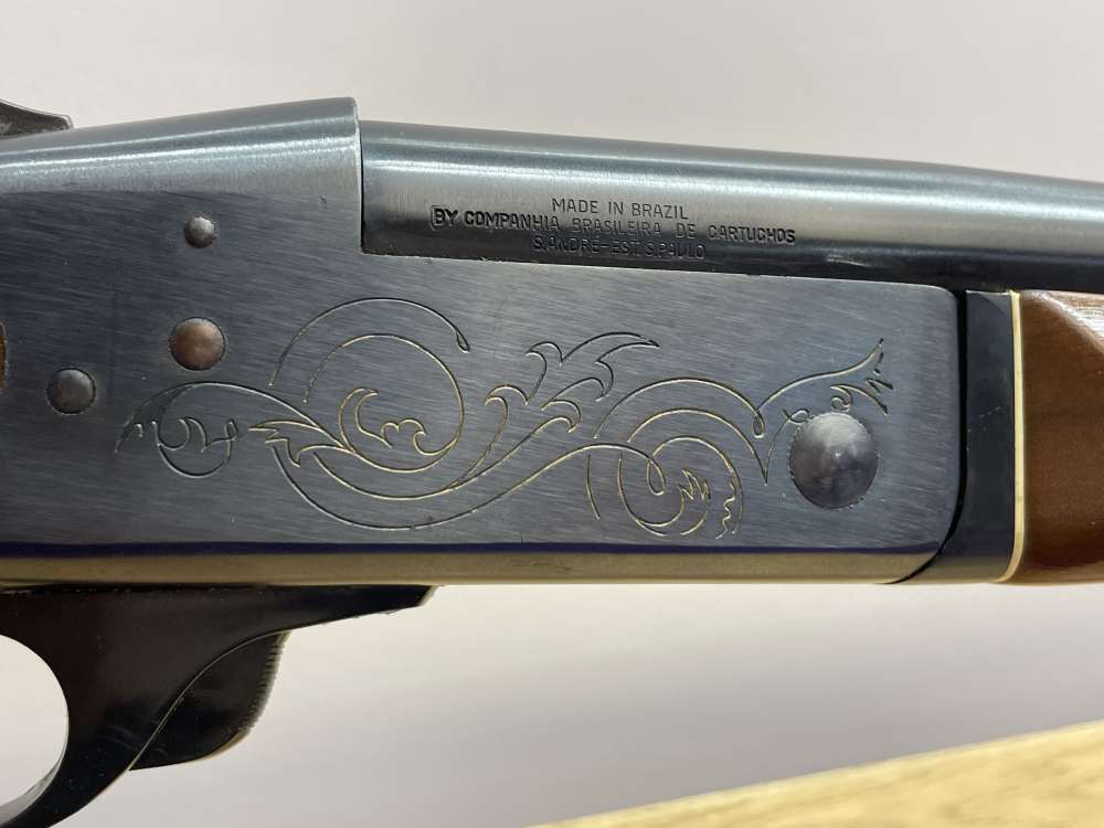C-I-L / CBC Model 402 12 GA 30" Blue*ENGRAVED/RELIABLE SINGLE-SHOT SHOTGUN*-img-8