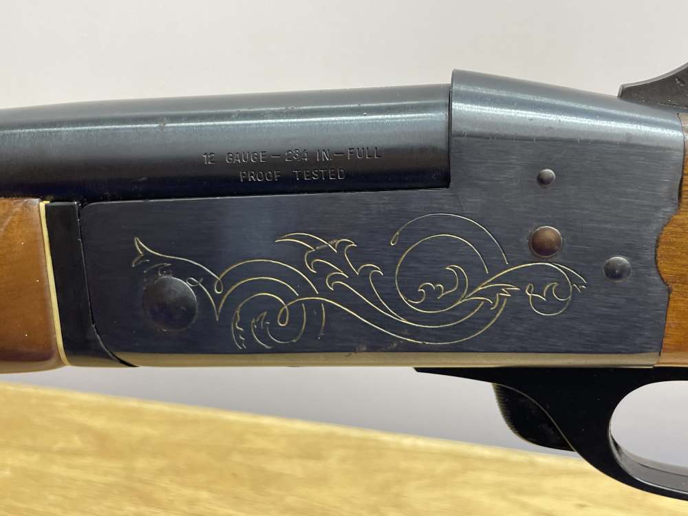 C-I-L / CBC Model 402 12 GA 30" Blue*ENGRAVED/RELIABLE SINGLE-SHOT SHOTGUN*-img-18