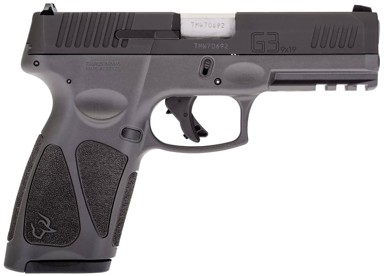 Taurus G3 9mm Luger Pistol 4 15+1 Gray Finish, Serrated Matte Black Steel S-img-0