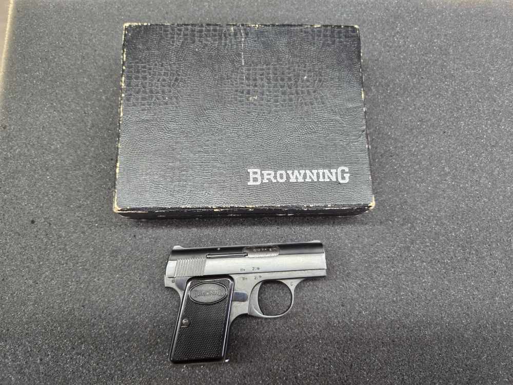 Baby Browning 25acp original box made in belguim -img-7