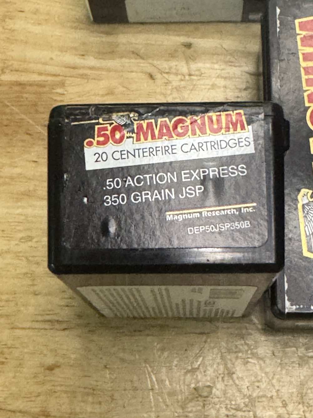 140 Rounds .50 AE Ammo ( Magnum Research - Armscor - Buffalo Bore )-img-1