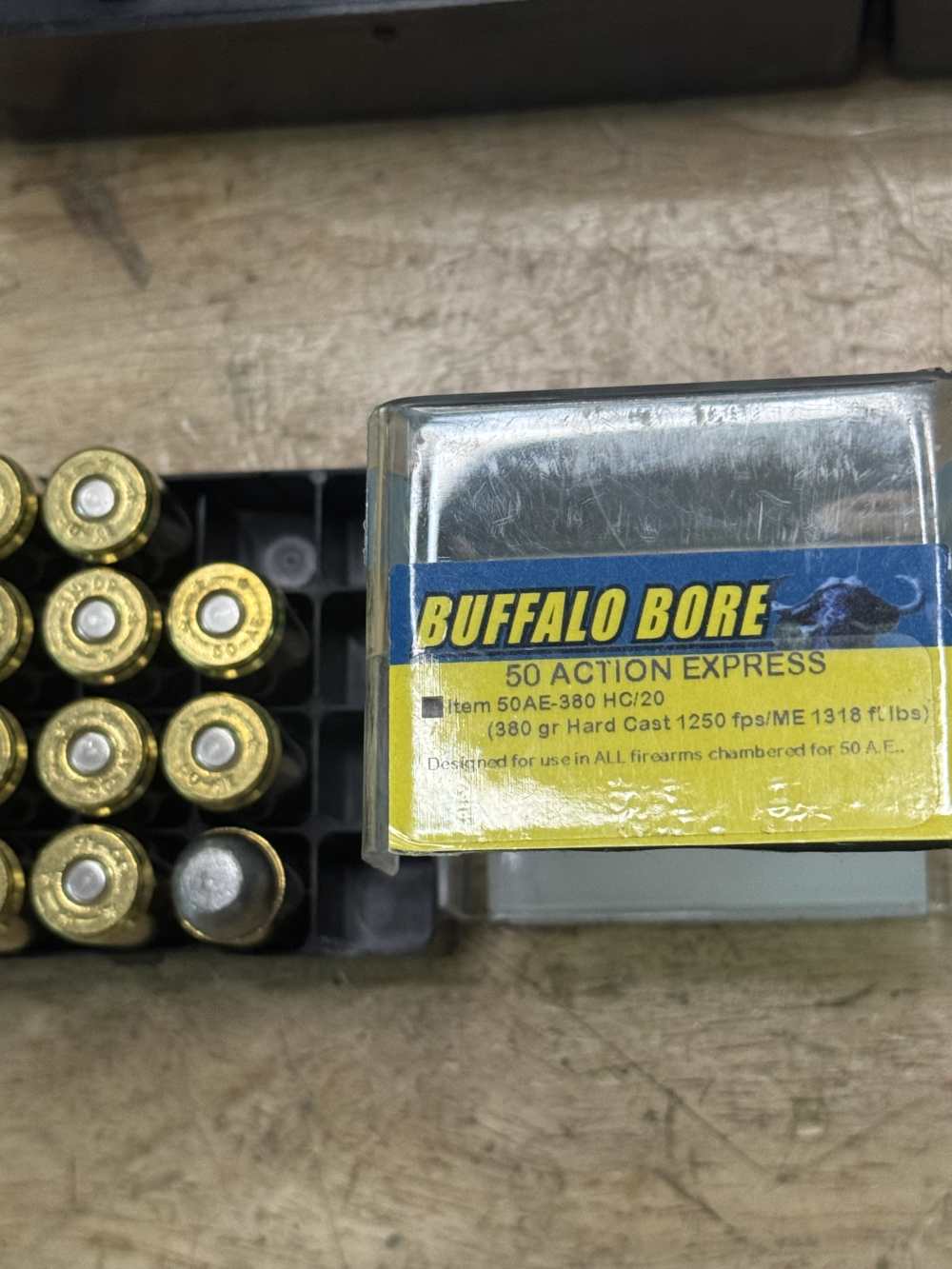 140 Rounds .50 AE Ammo ( Magnum Research - Armscor - Buffalo Bore )-img-2