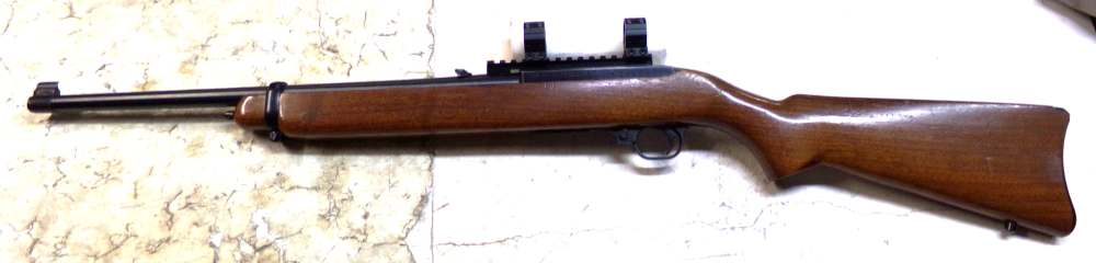 Used Ruger 44 Carbine with Tube Magazine and Mount and Rings-img-0