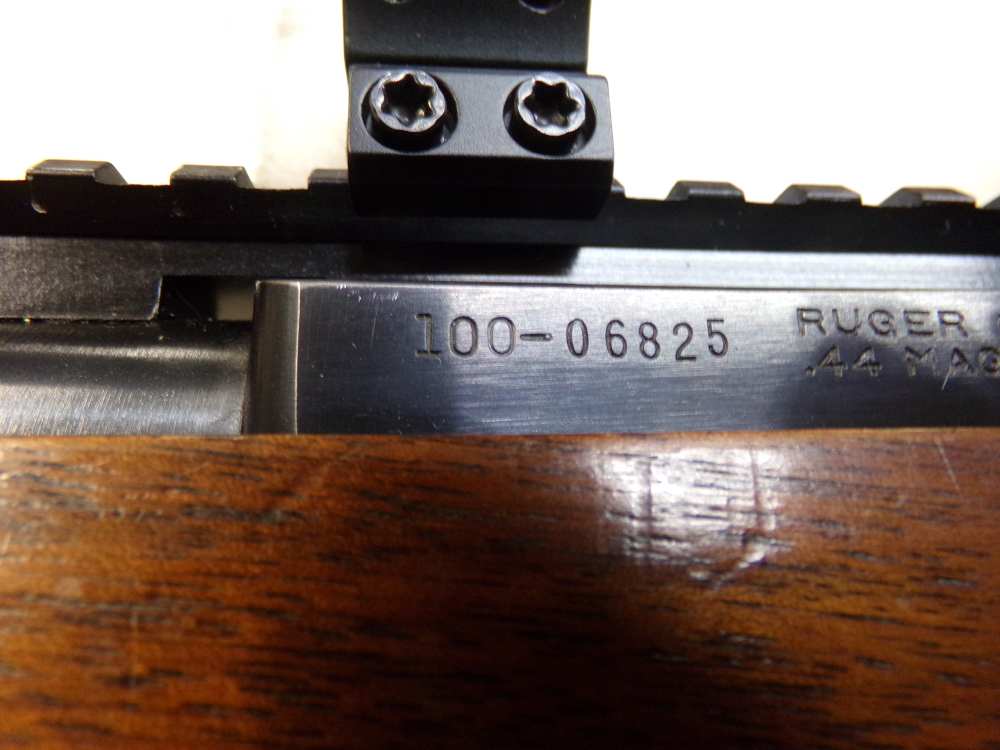 Used Ruger 44 Carbine with Tube Magazine and Mount and Rings-img-11