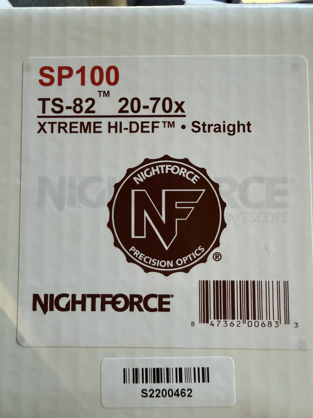 Nightforce Spotting Scope TS-82 Xtreme Hi-Def Angled Spotter-img-1