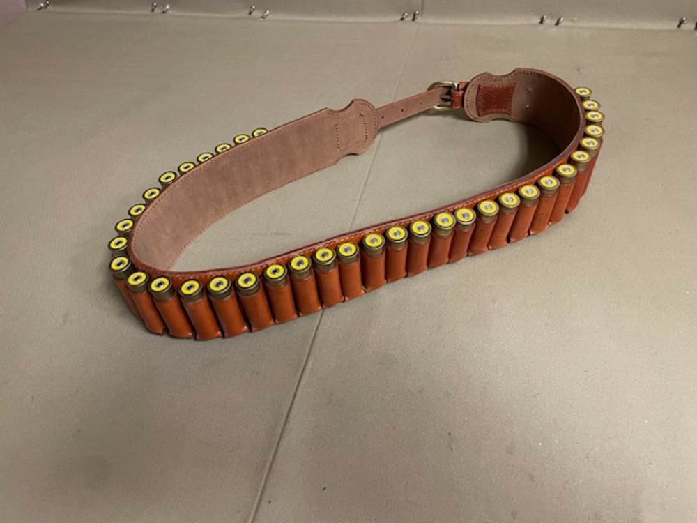 20 GA. LEATHER AMMO BELT-img-0