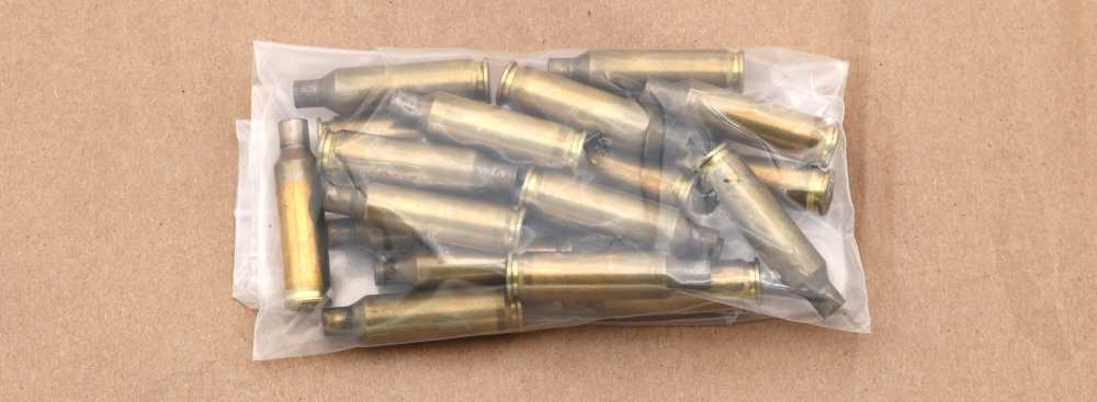 Hornady Head Stamped 6mm Creedmoor Once Fired Brass Lot of 21 (XX)-img-0