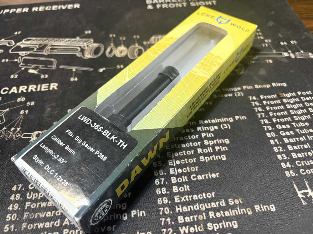 New Lone Wolf Dawn Sig P365 Threaded DLC barrel -img-0