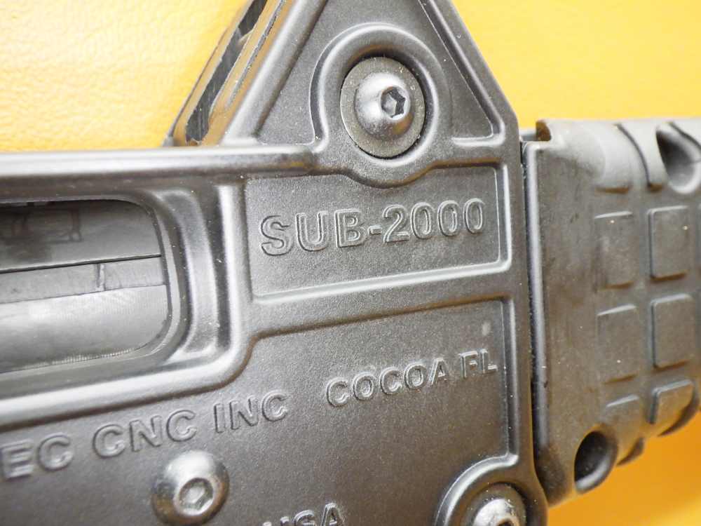 KelTec Sub 2000 Gen 2 9mm 16.1" Threaded Bbl One 30-Rnd Glock 19/23 Mag-img-4