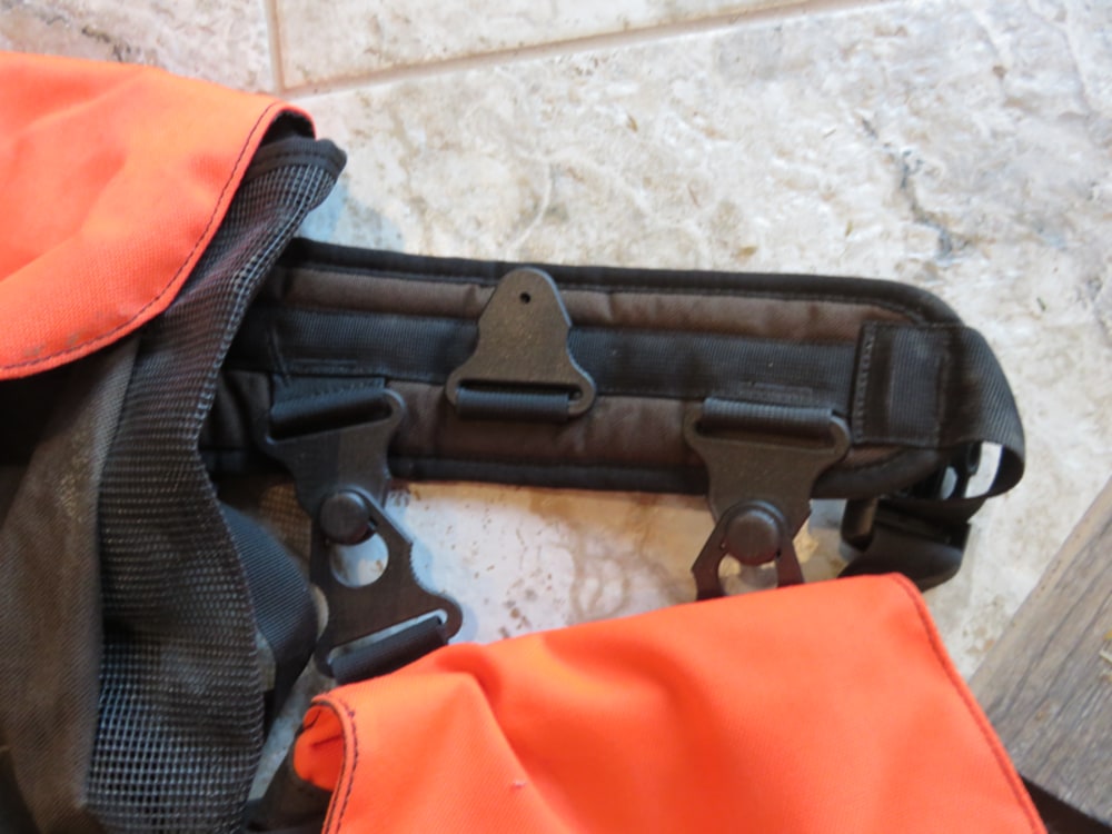 Summit Equipment Hunting Orange Waist Belt & Bags Clip on Straps adjustable-img-5
