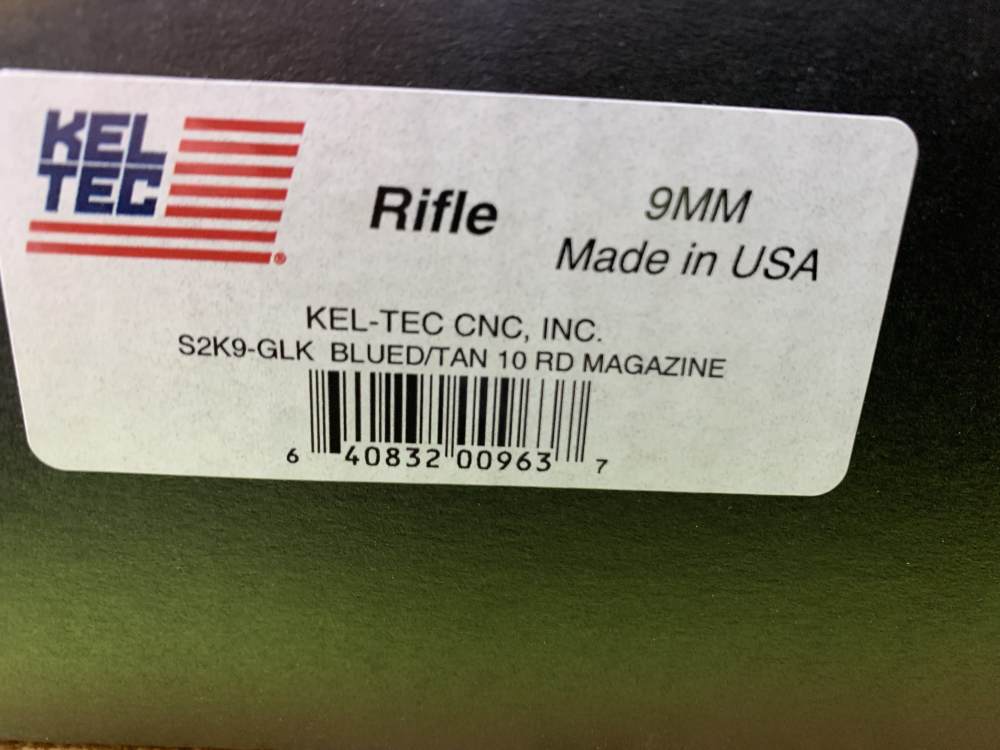 Keltec Kel-Tec Sub2000 Sub 2000 9mm  one 10 round magazine-img-7