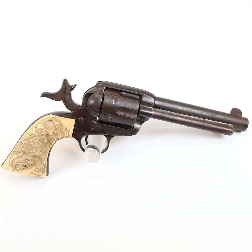 Historic 1908 Colt Single Action Army .45 – Wells Fargo Factory Lettered!-img-3