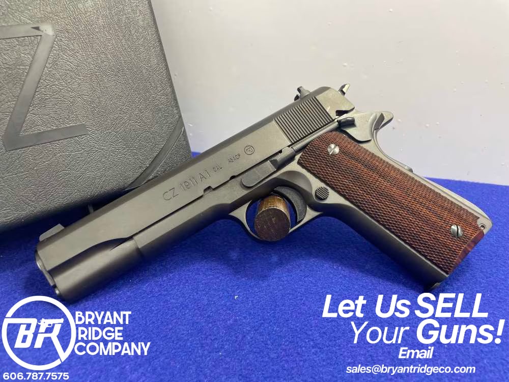 2015 CZ 1911 A1 .45 ACP 5" Black *DISCONTINUED VARIANT ONE YEAR PRODUCED*-img-0