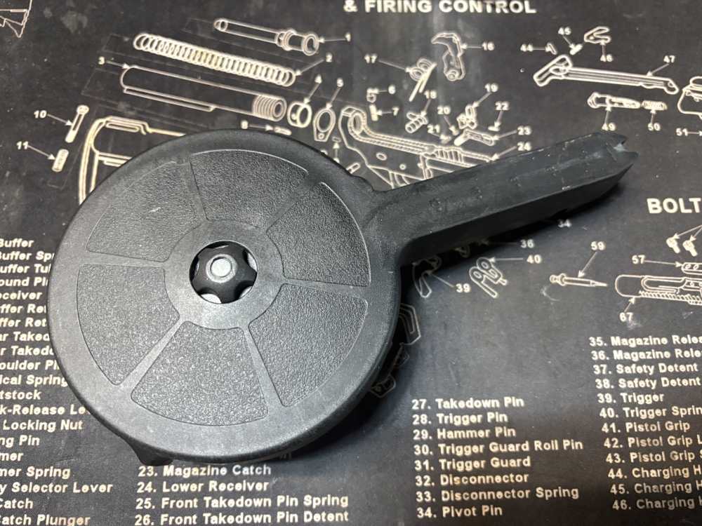 KCI Korean Glock 9mm Full Size (26/19/17/etc)  50rd Drum Magazine-img-1