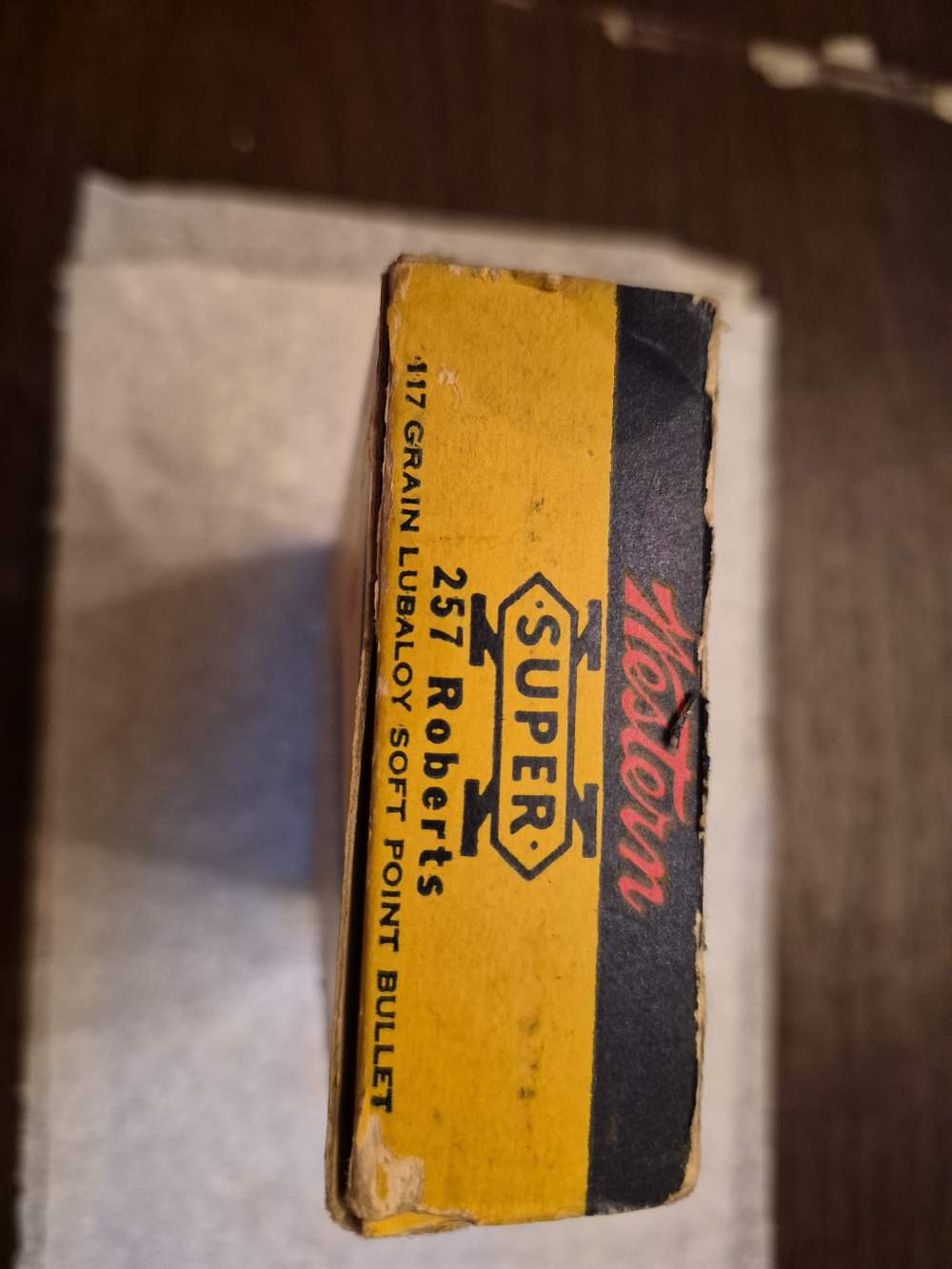 Western  257 Roberts ammunition ammo Vintage!-img-5