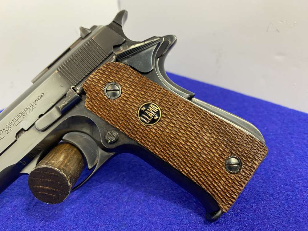 1964 Llama Model XV .22 LR Blue 3.68" *EARLY PURPLE FACTORY BOX & MANUAL*-img-7