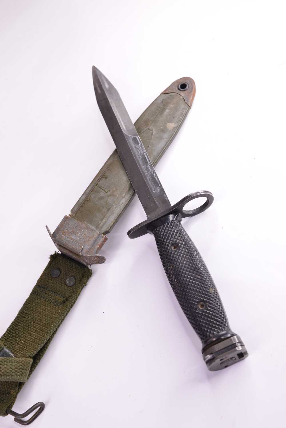 M7  US M8A1 Bayonet Bayo + Knife sheath AUTHENTIC for Colt AR15 Rifle  -img-7
