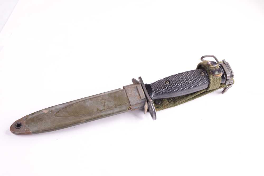  M7  US M8A1 Bayonet Bayo + Knife sheath AUTHENTIC for Colt AR15 Rifle  -img-0