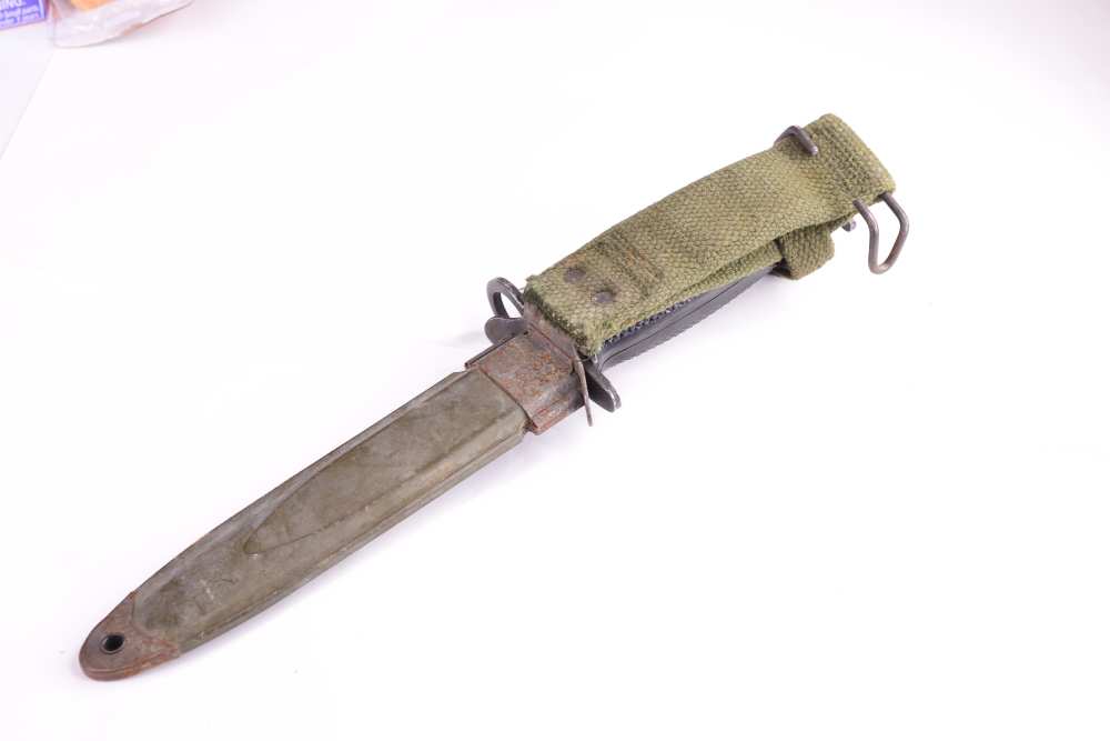  M7  US M8A1 Bayonet Bayo + Knife sheath AUTHENTIC for Colt AR15 Rifle  -img-2