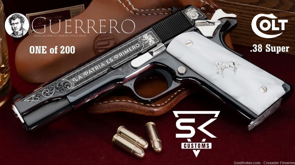 COLT SK MEXICAN WAR OF INDEPENDENCE SERIES PRESIDENTE GUERRERO #72 of 200-img-0
