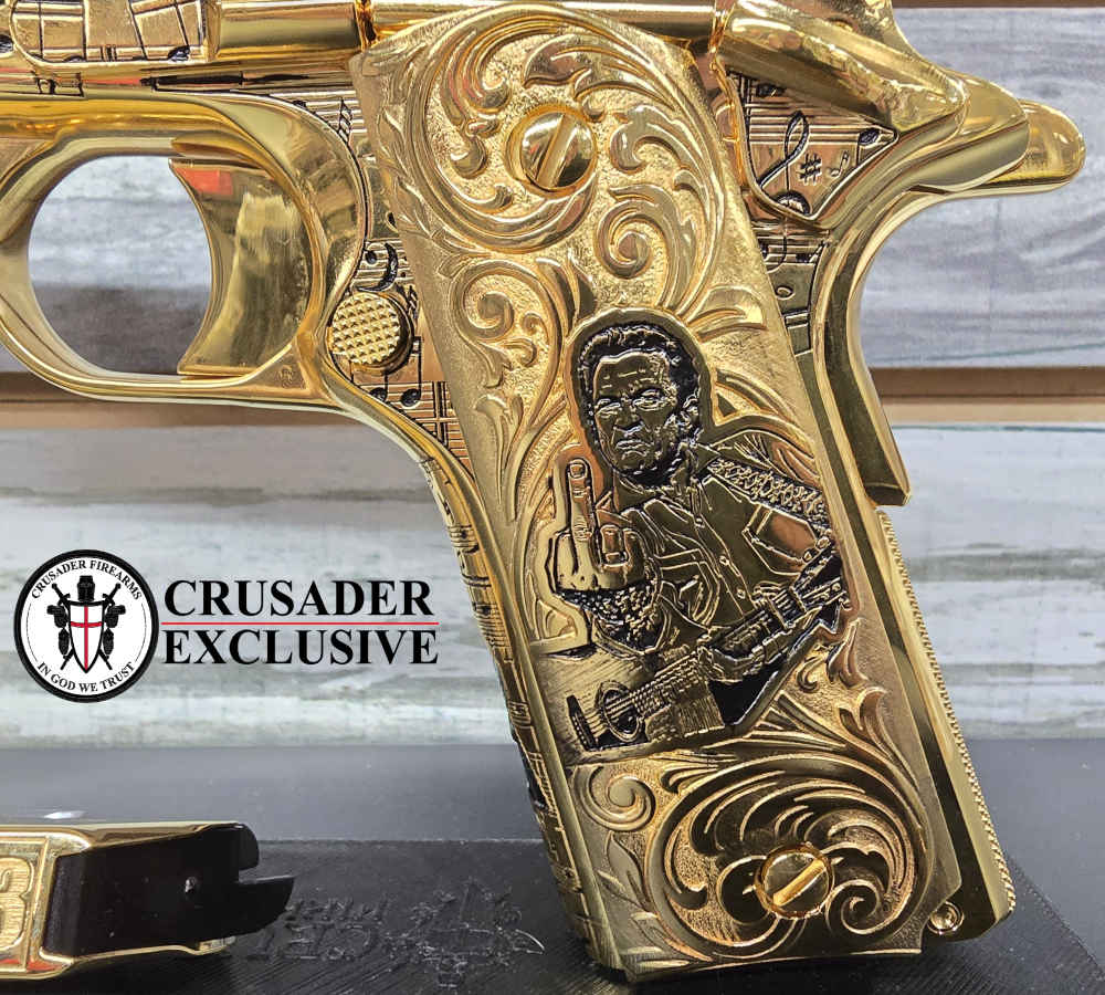 Colt Gov Model  Johnny Cash Commemorative 1911 45acp 24k 1of10 made-img-2