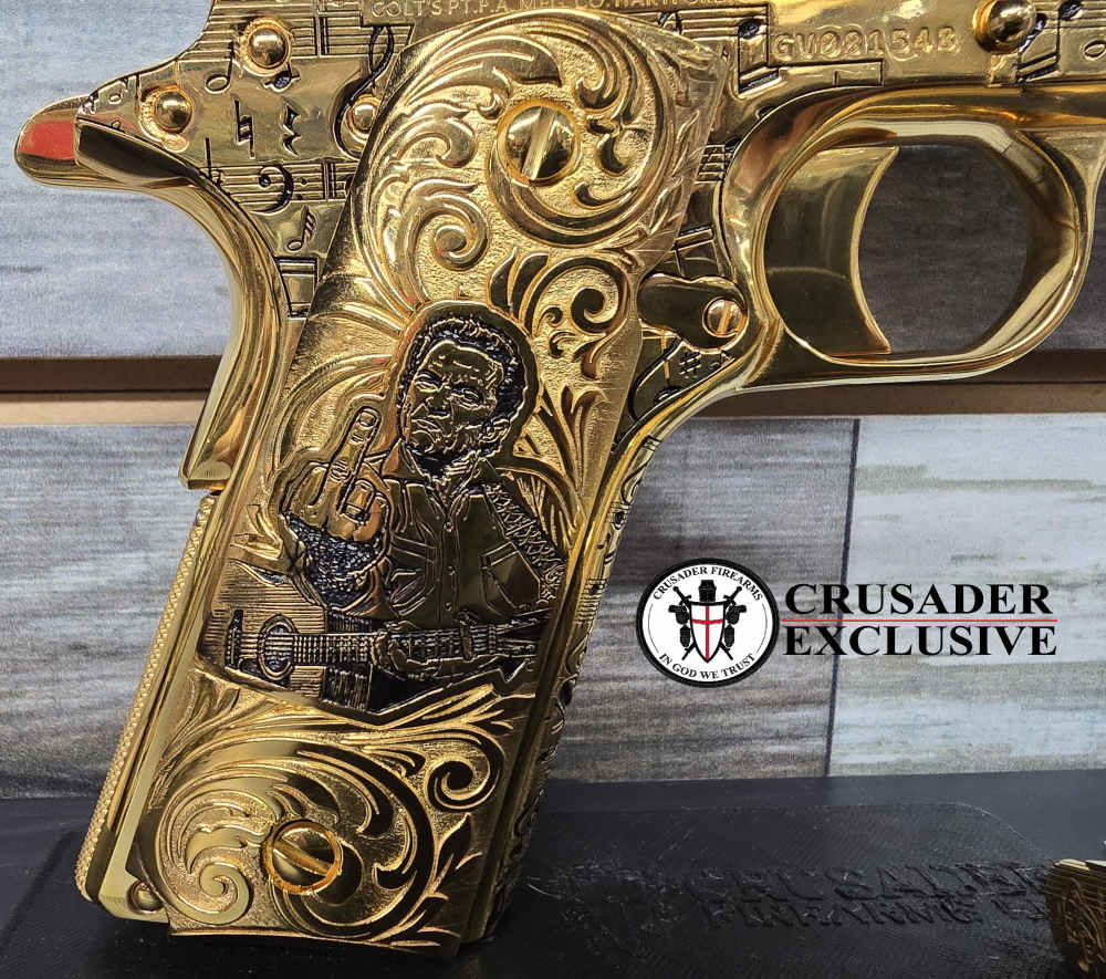 Colt Gov Model  Johnny Cash Commemorative 1911 45acp 24k 1of10 made-img-7
