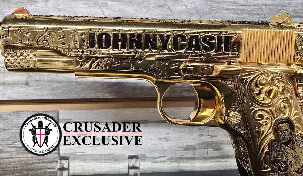 Colt Gov Model  Johnny Cash Commemorative 1911 45acp 24k 1of10 made-img-4
