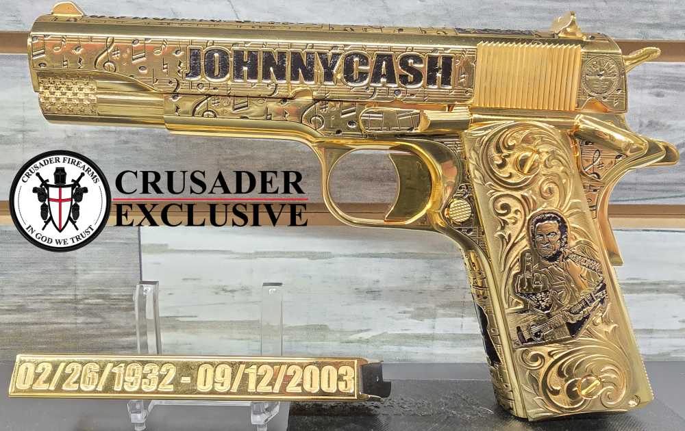Colt Gov Model  Johnny Cash Commemorative 1911 45acp 24k 1of10 made-img-12