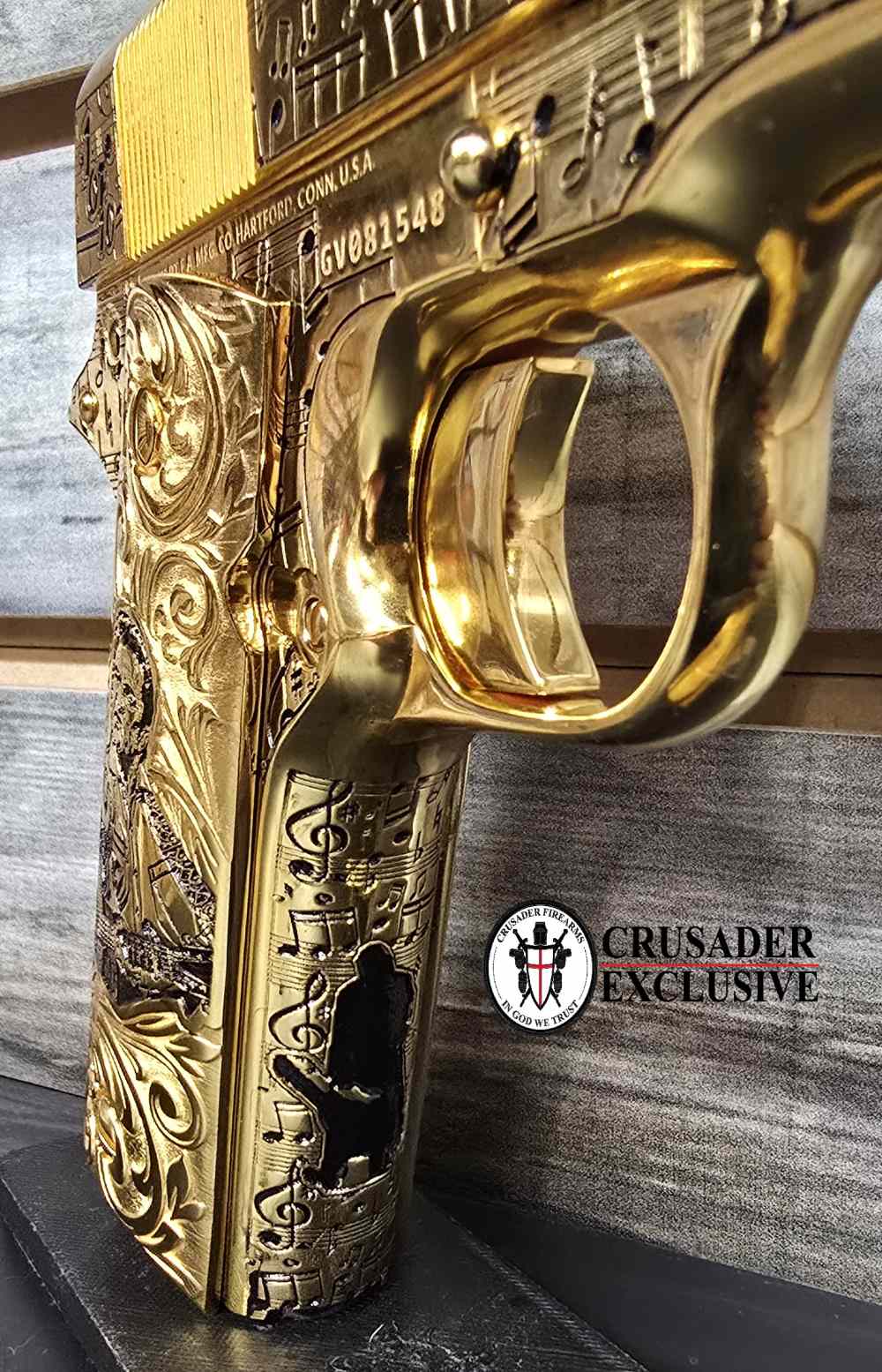 Colt Gov Model  Johnny Cash Commemorative 1911 45acp 24k 1of10 made-img-11