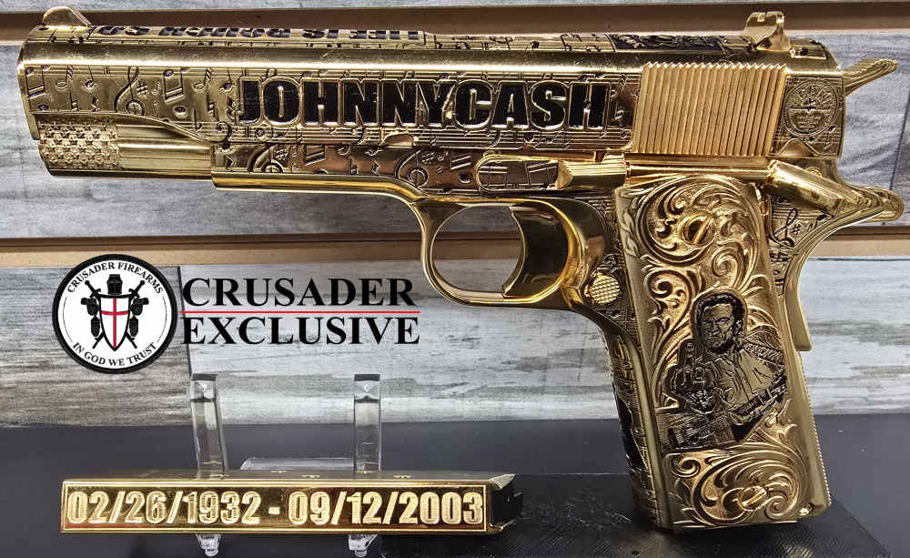 Colt Gov Model  Johnny Cash Commemorative 1911 45acp 24k 1of10 made-img-0
