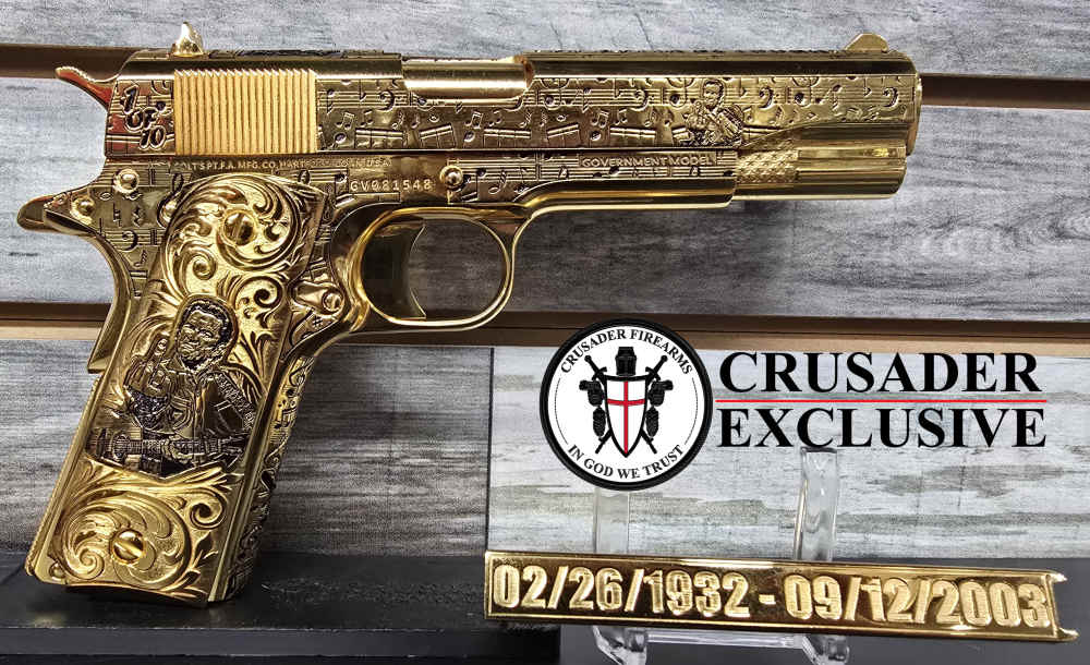 Colt Gov Model  Johnny Cash Commemorative 1911 45acp 24k 1of10 made-img-5