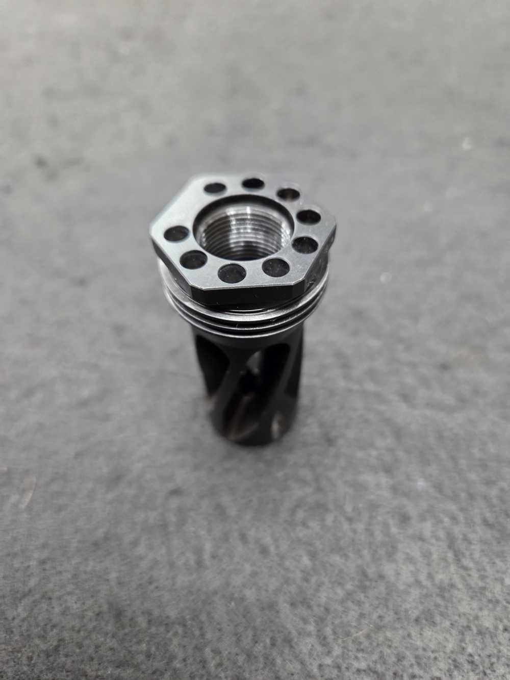 Huxwrx Flow 6k Flash hider 5/8x24-img-2