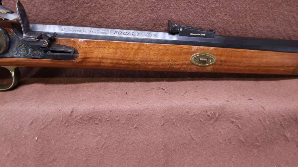 Thompson Center Arms Hawken 50 Cal Flintlock 29" Octagon BRL GD Bore-img-2