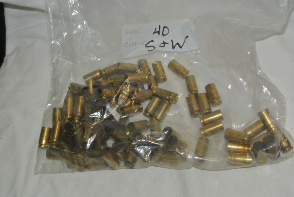 Large Lot of Handgun Brass for Reloading -img-2