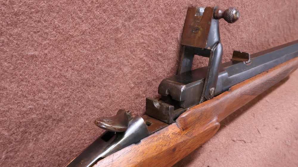 Antique Belgian Flobert 22 Cal Single 24.5" Heavy Bull BRL VG Bore -img-10